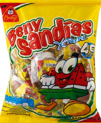 Beny Xtreme Lollipops Covered With Chili Watermelon Flavored 40 Count - 640 Gram - Image 2