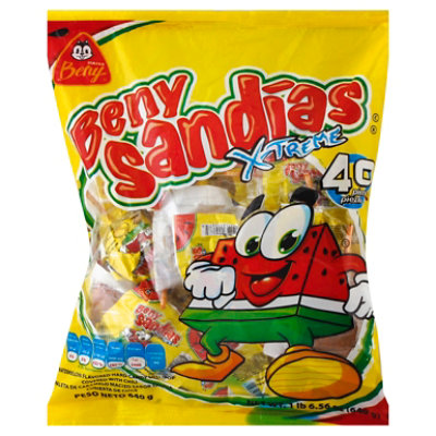 Beny Xtreme Lollipops Covered With Chili Watermelon Flavored 40 Count - 640 Gram - Image 1