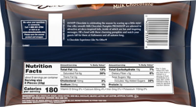 Dove Candy Pumpkins Milk Chocolate - 8.87 Oz - Image 6