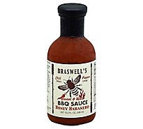 Braswells BBQ Sauce Honey Habanero - 13.5 Oz