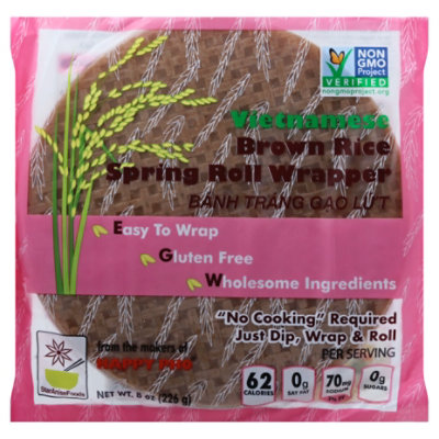 Star Anise Foods Spring Roll Wrapper Brown Rice Vietnamese - 8 Oz - Image 3