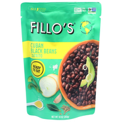 Fillos Beans Black Cuban - 10 Oz