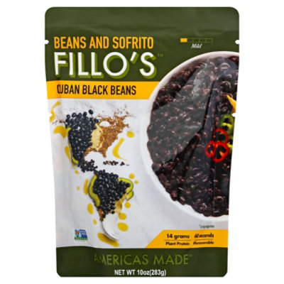 Fillos Beans Black Cuban - 10 Oz