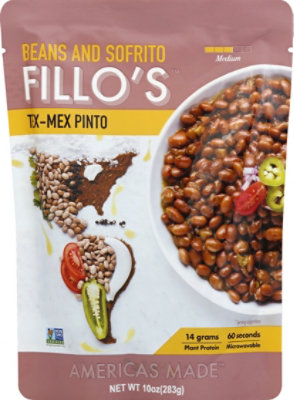 Fillos Beans Pinto Tex Mex - 10 Oz - Image 2