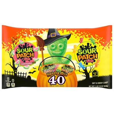 Sour Patch Candy Soft & Chewy Treatsize Variety Pack 40 Count - 1Lb 2.6 Oz - Image 3