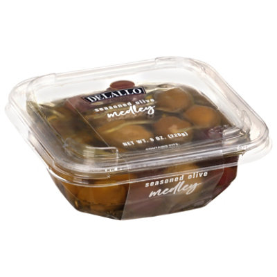 DeLallo Deli Fresh Seasoned Olive Medley - 8 Oz