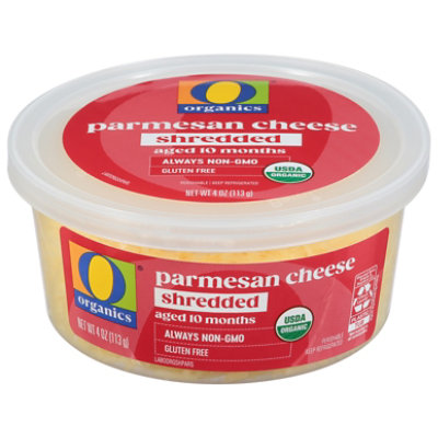 O Organics Cheese Parmesan Shredded Aged 10 Months - 4 Oz - Image 1
