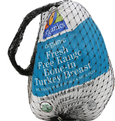O Organics Organic Turkey Breast Bone In Frozen - 5 Lb