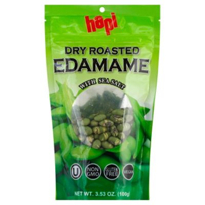 Hapi Dry Roasted Edamame Snack - 3.53 Oz