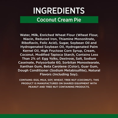 Marie Callender's Coconut Cream Pie Frozen Dessert  - 30.3 Oz - Image 5