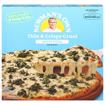 Newmans Own Pizza Thin And Crispy White Frozen - 15.1 Oz - Image 2