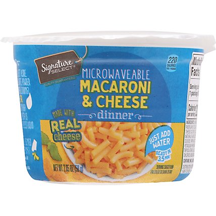 Signature SELECT Macaroni & Cheese Dinner Microwavable - 2.05 Oz - Image 2