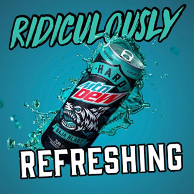 Hard Mountain Dew Baja Blast - 24 Fl. Oz. - Image 5