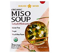 Hikari Organic Instant Miso Soup Tofu 3p - 1.7 Oz