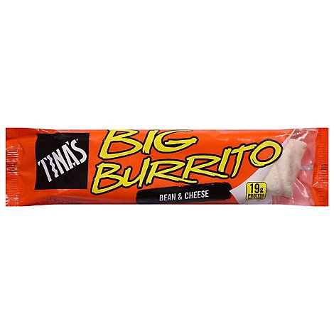 Tinas Bean & Cheese Big Burrito - 10 Oz