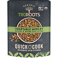 TruRoots Organic Quick Cook Vegetable Medley Quinoa and Brown Rice Blend - 8.5 Oz - Image 1
