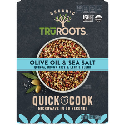 truRoots Organic Quick Cook Olive Oil and Sea Salt Quinoa Brown Rice