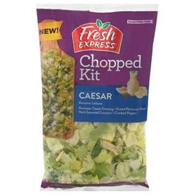 Grab & Go Family Size Caesar Salad Bowl Kit, 19.35 oz - Fry's Food Stores