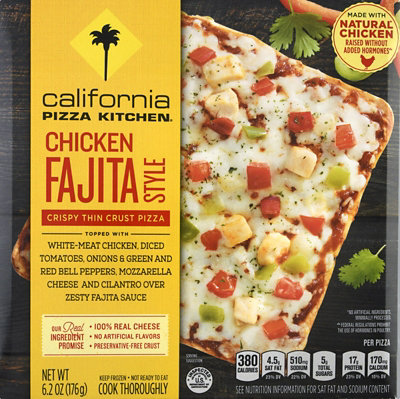 California Pizza Kitchen Pizza Crispy Thin Crust Chicken Fajita Style - 5 Oz