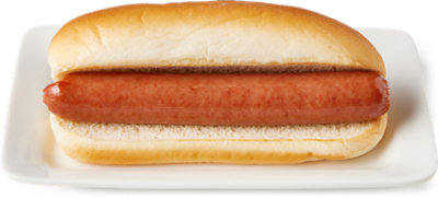 Nathans Hot Dog & Bun Ready to Eat HOT - Each