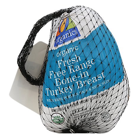 O Organics Organic Turkey Breast Bone In Fresh - 6.50 LB
