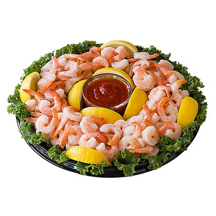 Petite Party Tray Cooked Shrimp 16 Oz (Please allow 48 hours for delivery or pickup) - Image 1