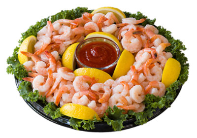 Petite Party Tray Cooked Shrimp 16 Oz - Each - Image 1