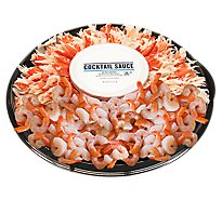 Petite Party Tray Cooked Shrimp And Alaskan Snow Crab Legs 16 Oz - Each