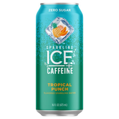 Sparkling ICE With Caffeine Tropical Punch Sparkling Water - 16 Fl. Oz. - Image 3