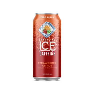 Sparkling ICE Sparkling Water With Caffeine Strawberry Citrus - 16 Fl. Oz. - Image 1