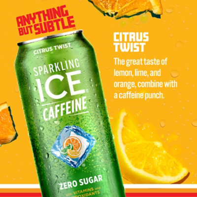 Sparkling ICE Sparkling Water With Caffeine Triple Citrus - 16 Fl. Oz.