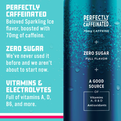 Sparkling ICE Sparkling Water With Caffeine Blue Raspberry - 16 Fl. Oz. - Image 7