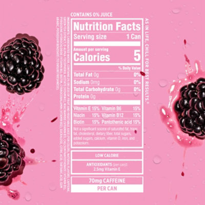 Sparkling ICE Sparkling Water With Caffeine Black Raspberry - 16 Fl. Oz. - Image 5