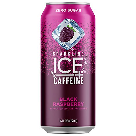 Sparkling ICE Sparkling Water With Caffeine Black Raspberry - 16 Fl. Oz.