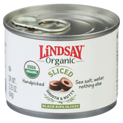 Lindsay Organic Sliced Black Ripe Olives - 2.25 Oz - Image 3