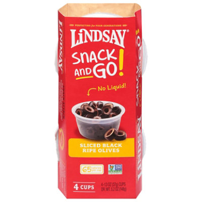 Lindsay Snack And Go Slcd Blk Olives Cup - 5.2 Oz - Image 3