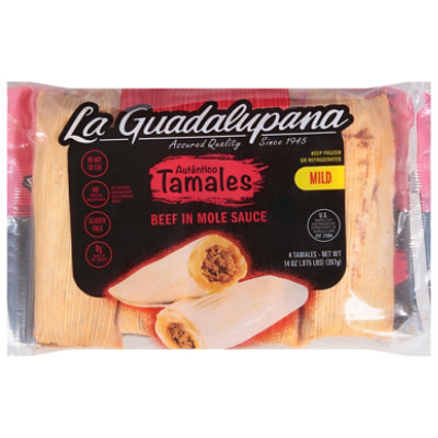 La Guadalupana Mild Beef Tamales In A Microwaveable Steamable Bag - 14 Oz - Image 3