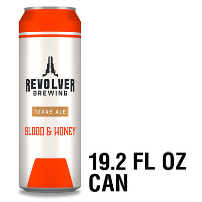 Revolver Blood & Honey Ale Craft American Beer 7% ABV Cans - 19 Fl. Oz. - Image 1