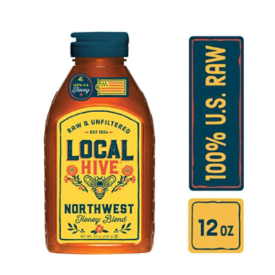 Local Hive Honey Raw & Unfiltered Northwest - 12 Oz