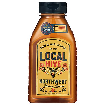 Local Hive Honey Raw & Unfiltered Northwest - 12 Oz - Image 3