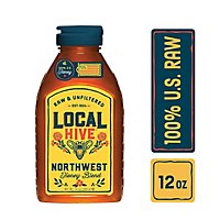 Local Hive Honey Raw & Unfiltered Northwest - 12 Oz - Image 1