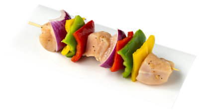 Meat Service Counter Ready Chicken Kabobs With Peppery Texas Style - 1.50 Lbs. - Image 1