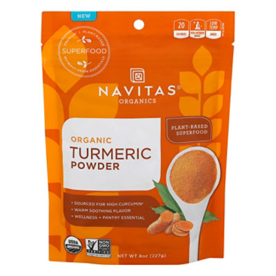 Navitas Turmeric Powder Org - 8 Oz - Image 3