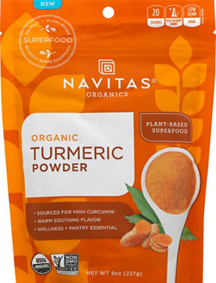 Navitas Turmeric Powder Org - 8 Oz - Image 2