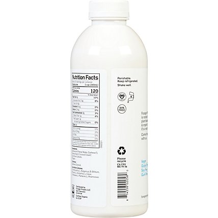 Forager Project Organic Yogurt Alternative Drinkable Cashewmilk Dairy Free Unsweetened - 28 Fl. Oz. - Image 6