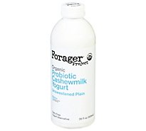 Forager Project Organic Yogurt Alternative Drinkable Cashewmilk Dairy Free Unsweetened - 28 Fl. Oz.