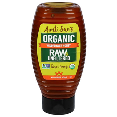 Aunt Sues Honey Organic - 16 Oz