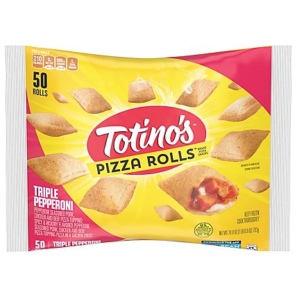 Totinos Pizza Rolls Triple Pepperoni - 24.8 Oz - Image 2
