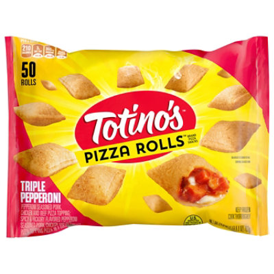 Totinos Pizza Rolls Triple Pepperoni - 24.8 Oz