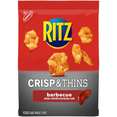 RITZ Crisp & Thins Chips Barbecue - 7.1 Oz - Image 1